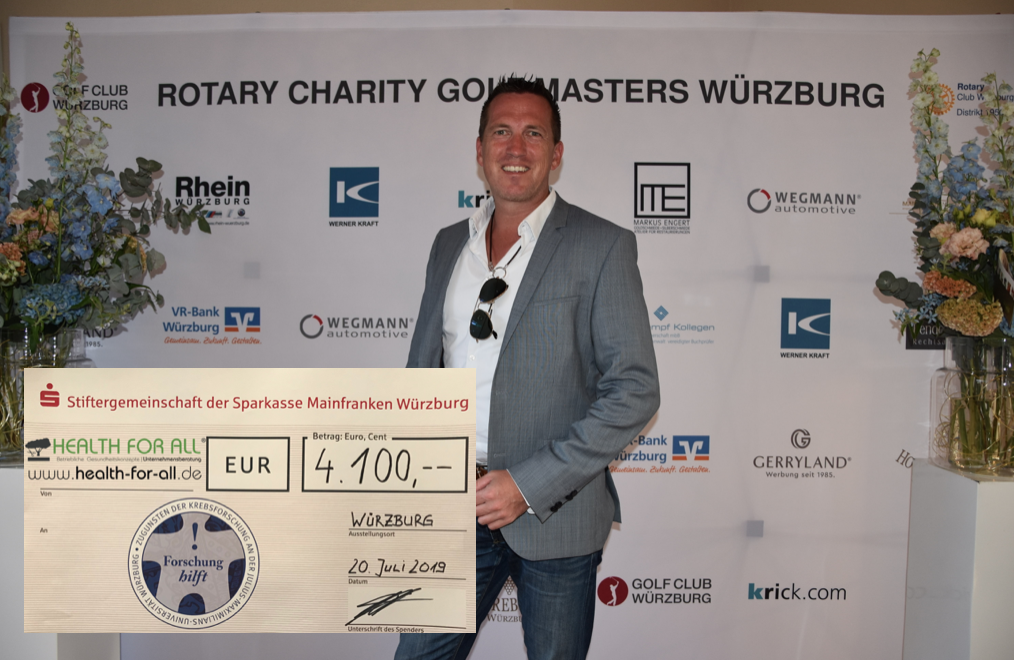Golfen-Spenden-Hefen, Charity Juli 2019, HEALTH FOR ALL® Marco Scherbaum