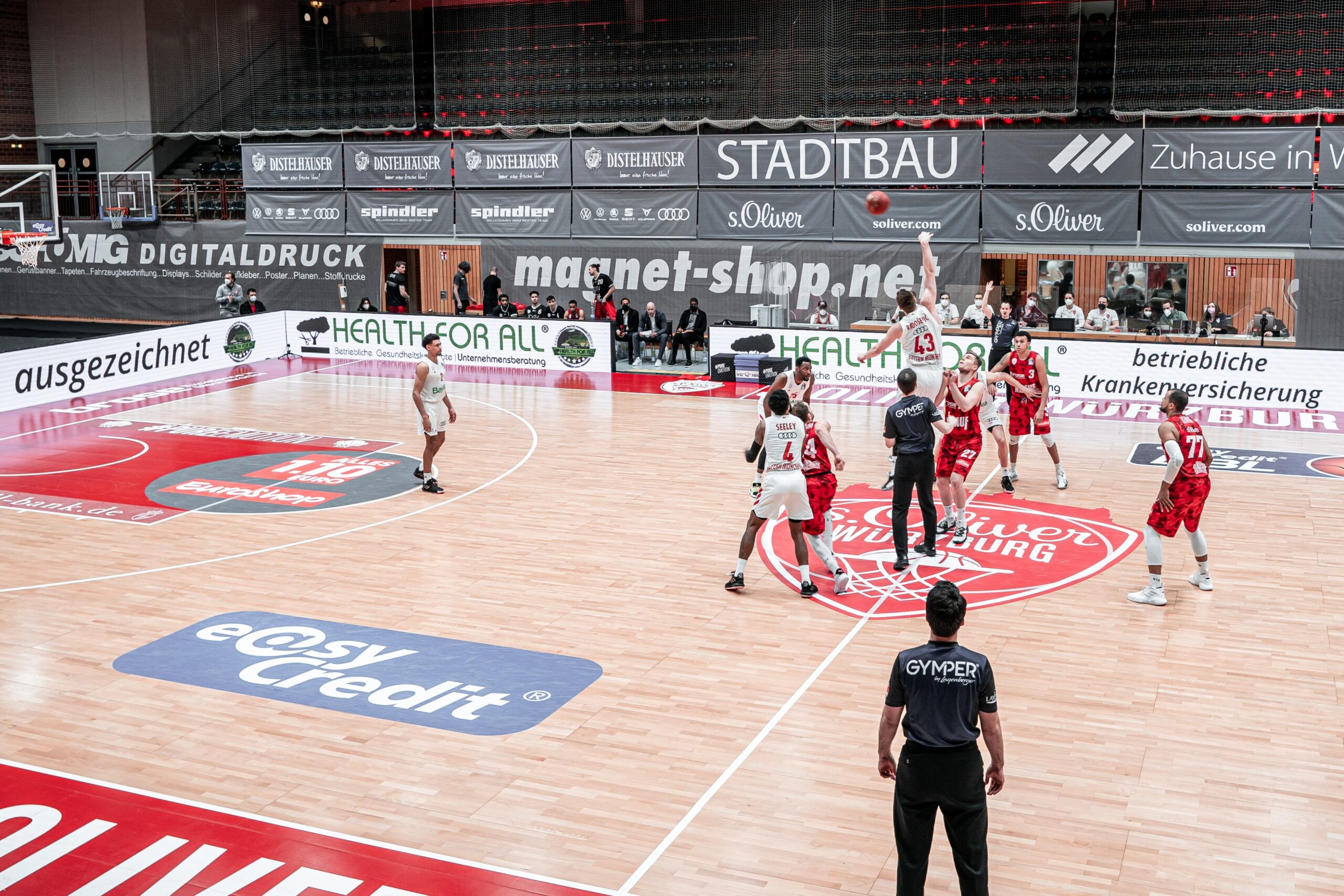 sOW Basketball Bandenwerbung HEALTH FOR ALL