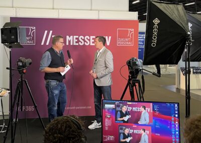 Interviewgast Messe TV Zukunft Personal Europe 2022 Senator h.c. Marco Scherbaum HEALTH FOR ALL Corporate Health als Erfolgsfaktor