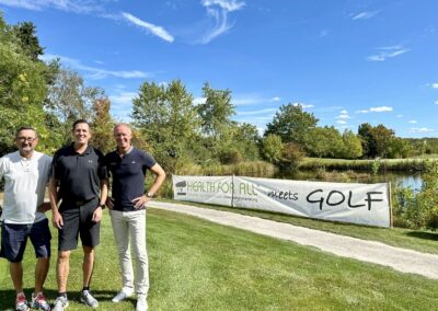 Walter Malcherek, Marco Scherbaum, Bernhard May Golfclub Würzburg HEALTH FOR ALL® meets Golf 2023